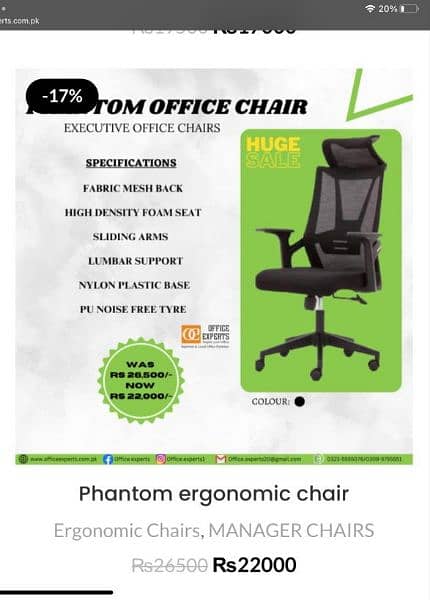 Ergonomic office gaming chair Imported 6