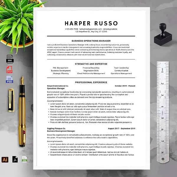 Writing CV, Resume, CV Maker - CV Designer Professional - Cover Letter 10