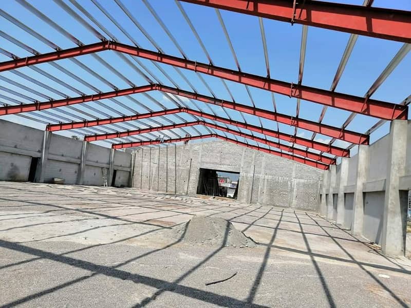 Industrial, factory, dairy farm,warehouse sheds steel structures 3