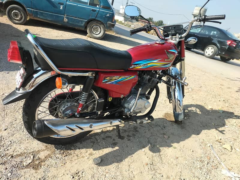 Honda 125 2018 model 2020 Register Rawalpindi number lush condition 11