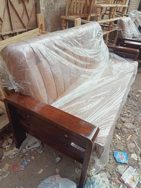 Sheesham Wood sofa set 2