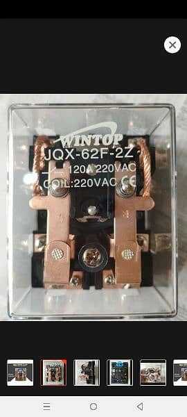 220V 120A Power Relay for  Automatic generator Changeover 8 Pin 2