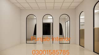 gypsum board ceiling and partition