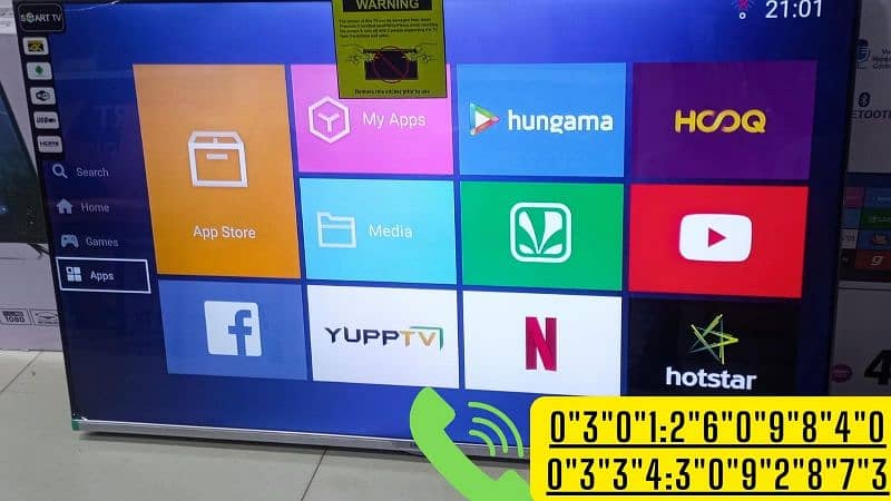 43 INCH SMART LED TV ULTRA SLIM MODEL 3