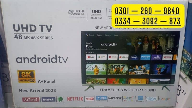 A+ PENAL ANDROID 24, 32, 43, 48, 55, 65 INCH SMART LED TV TODAY SALE 1