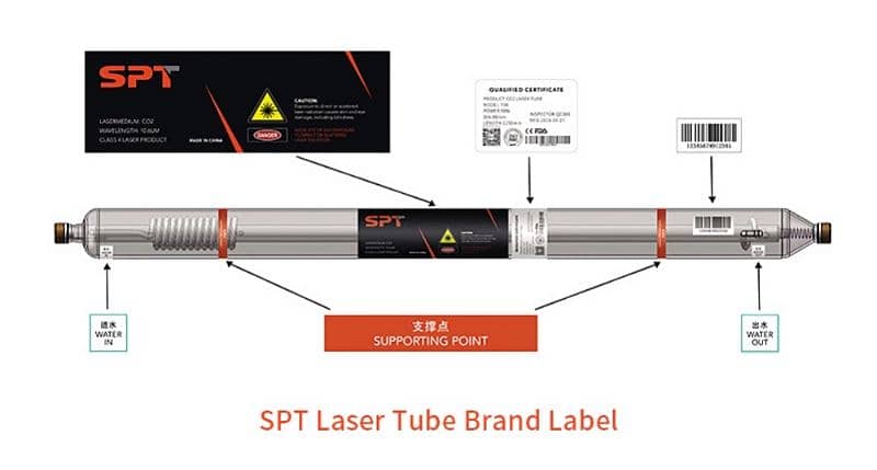 Co2 Laser Cutting/Engraveing Tube SPT C90 100w Fresh Stocked 5