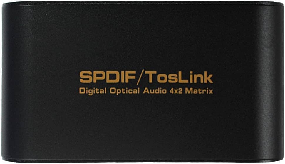 Toslink SPDIF Switch (4x in and 2x out) TOSLINK Digital Optical Audio 8