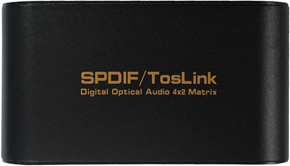 Toslink SPDIF Switch (4x in and 2x out) TOSLINK Digital Optical Audio 4