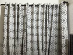 Cream colour curtains