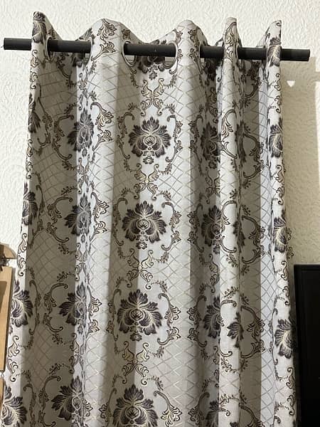 Cream colour curtains 1