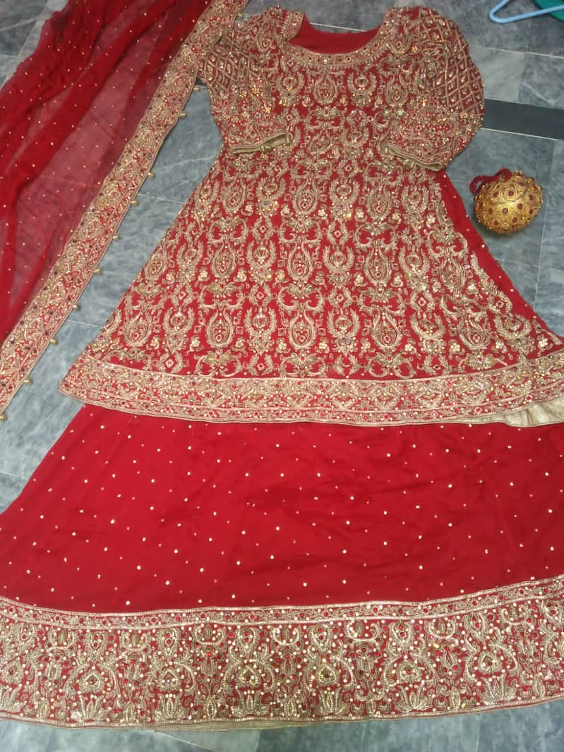 Bridal red dress 5
