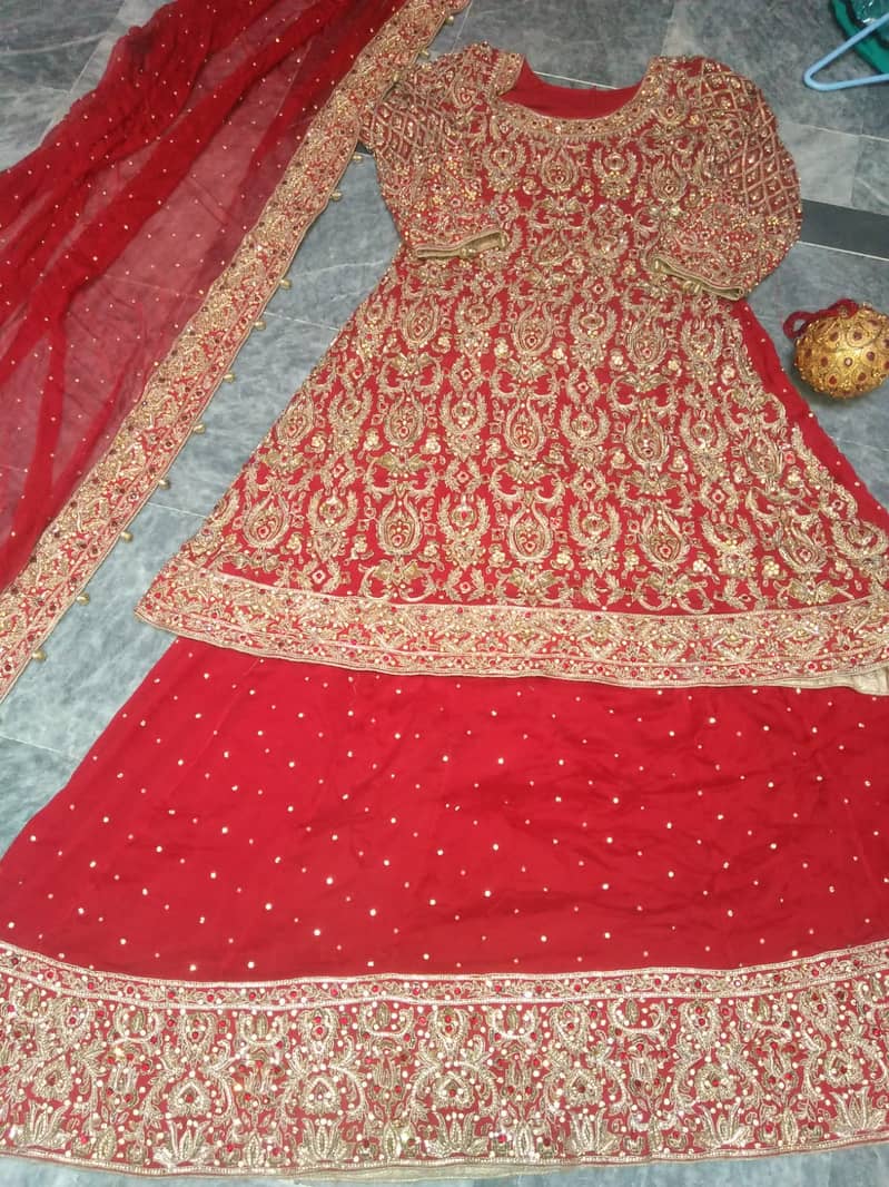 Bridal red dress 6