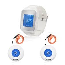 Caregiver Pager SOS Smart Call Button Wrist Helper for Nursing System 0