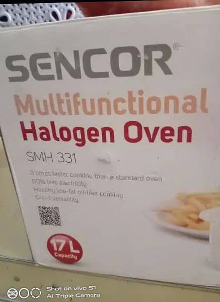 Air Fryer + Helogen Oven (Sencor) 17Ltr Capacity 5