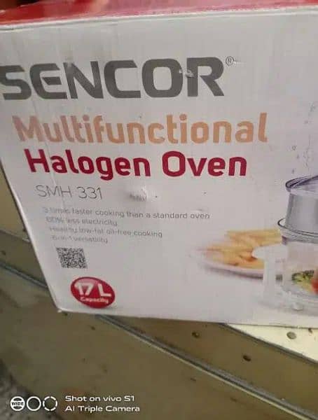 Air Fryer + Helogen Oven (Sencor) 17Ltr Capacity 6