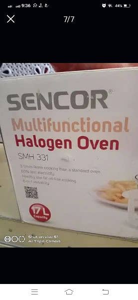Air Fryer + Helogen Oven (Sencor) 17Ltr Capacity 7