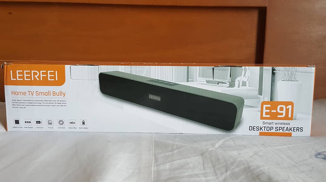 Leerfei E-91 Soundbar Smart Bluetooth Desktop Speakers 4