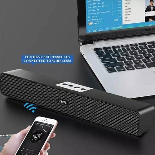 Leerfei E-91 Soundbar Smart Bluetooth Desktop Speakers 8