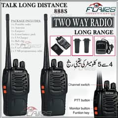 Two_way walkie talkie Set, Stay Connected Anywhere, long range 888S 0
