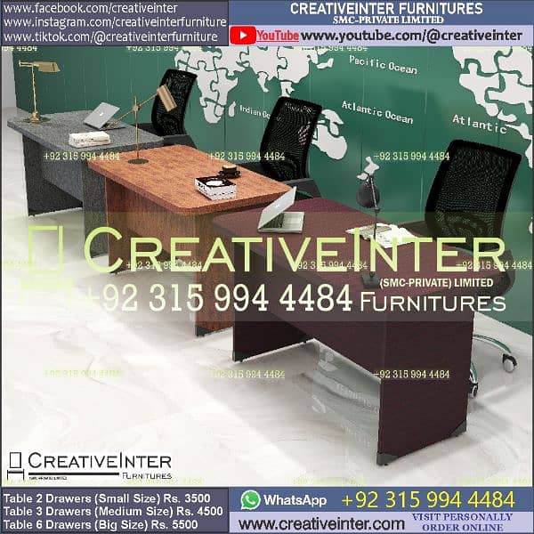 Office table Executive Chair Reception Manager Table Desk furniture 3