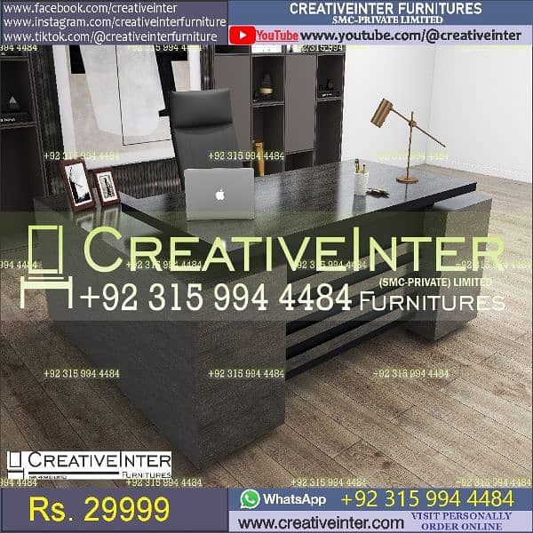 Office table Executive Chair Reception Manager Table Desk furniture 10
