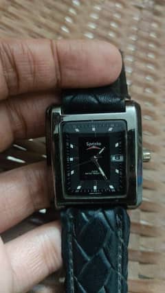 beautiful sprinto quartz black square dial  What's app 03198941540