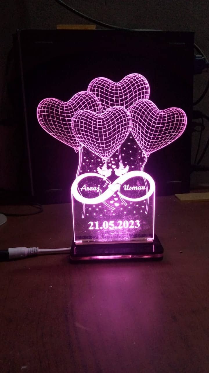 Customized Led Lamp with Name 15
