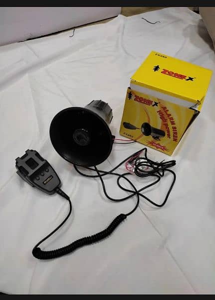 220V AC Loud Tone Car Alarm Siren Security Alarm Siren Horn + B 1