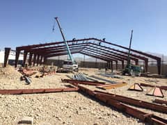 Industrial, factory, dairy farm,warehouse sheds steel structure 0
