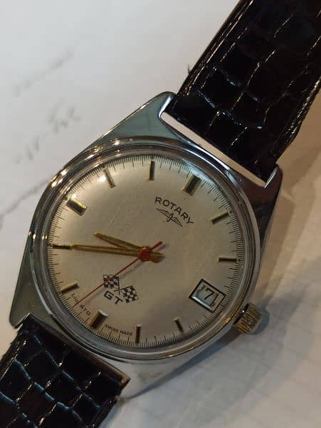 Rotary swiss Hand wind watch original 8