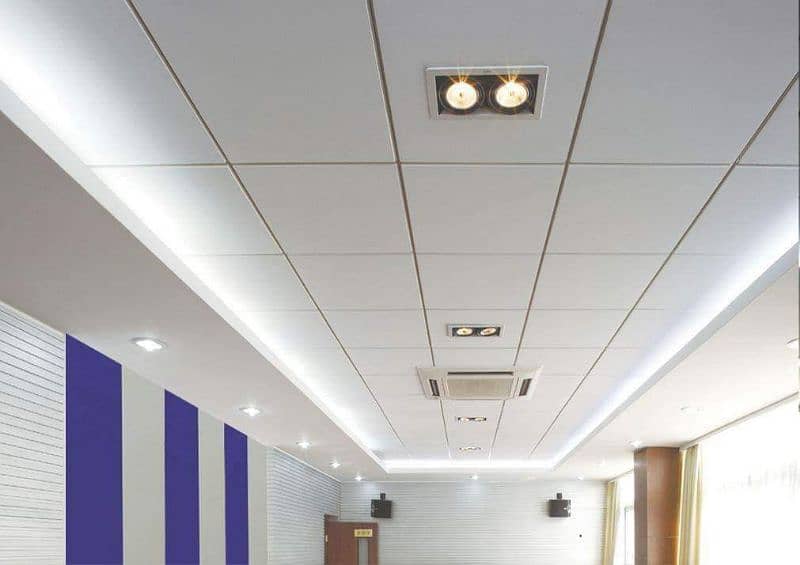 False Ceiling / Wall panels / Wood Flooring / Dampa Ceiling 14