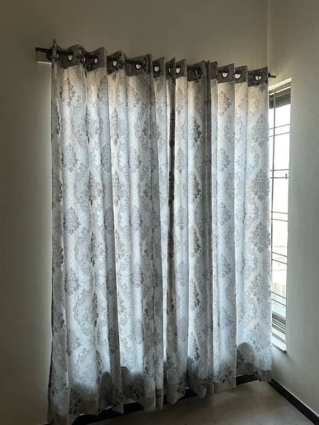 Silver gery curtains 0