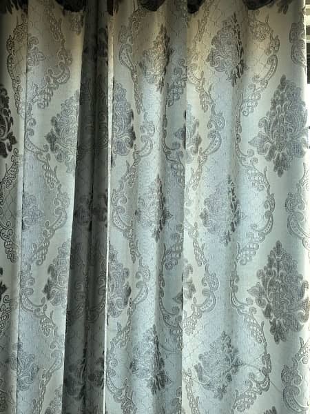 Silver gery curtains 2