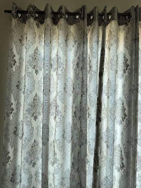 Silver gery curtains 3