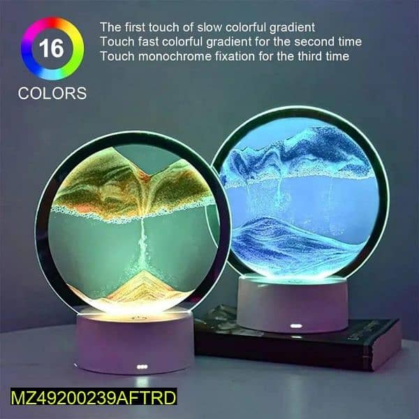 16 Color REG Sand Art Lamp (Free Delivery) 3