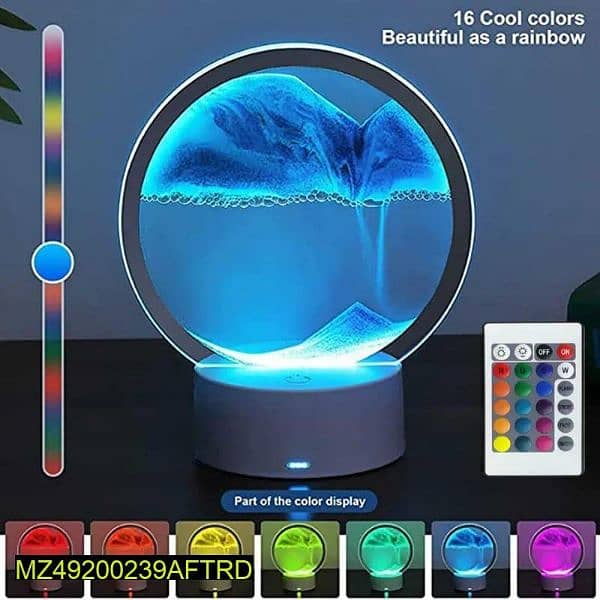 16 Color REG Sand Art Lamp (Free Delivery) 4