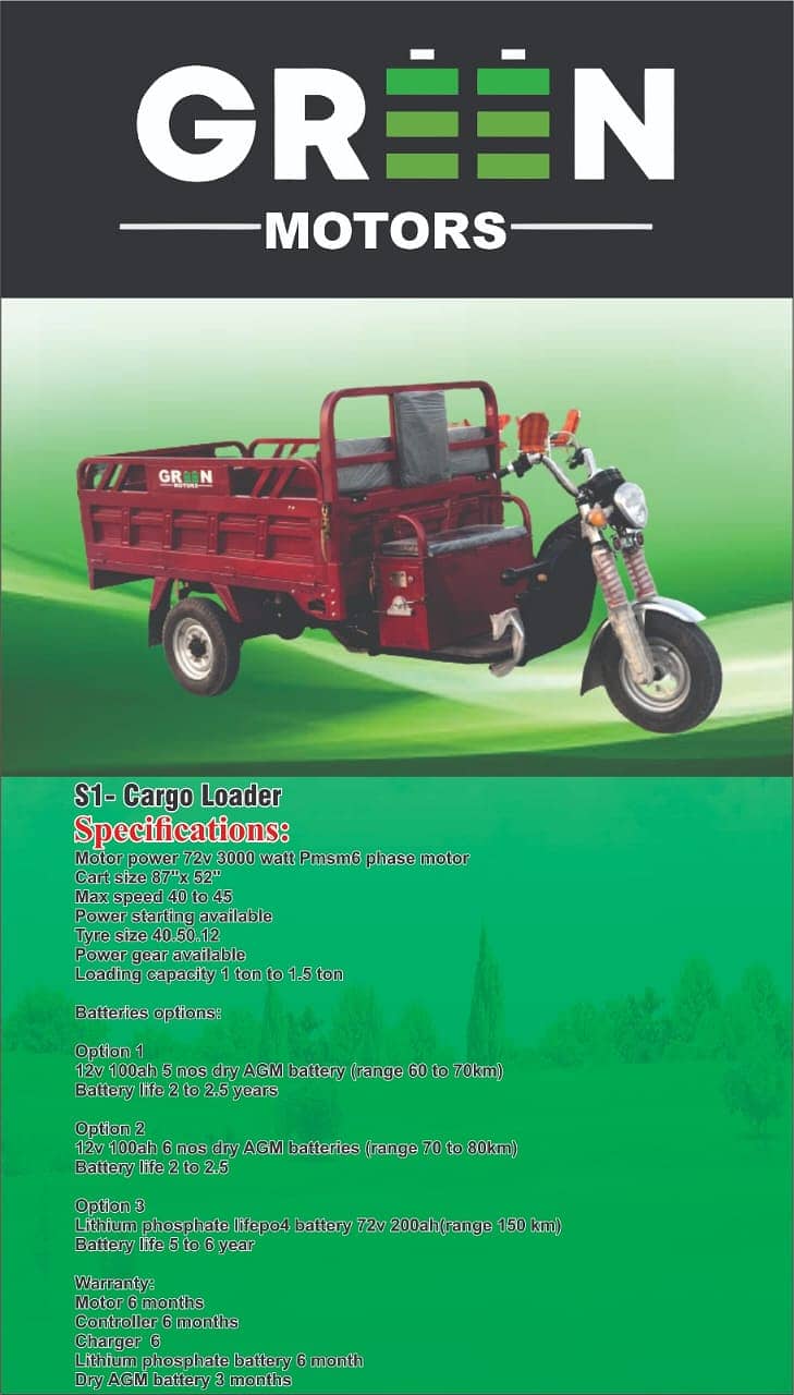 Electric Loader rickshaw S1 model 2023 1