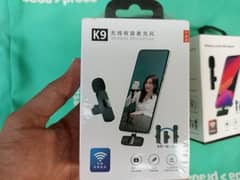 K9, k8 Wireless mic (Brand New Box Pack)