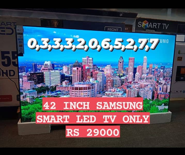 42" 48" 55 Inch Smart Android Wifi Led tv Discount offer 2