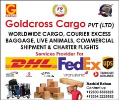 Worldwide Excees Baggage & International Cargo services Goods transpot