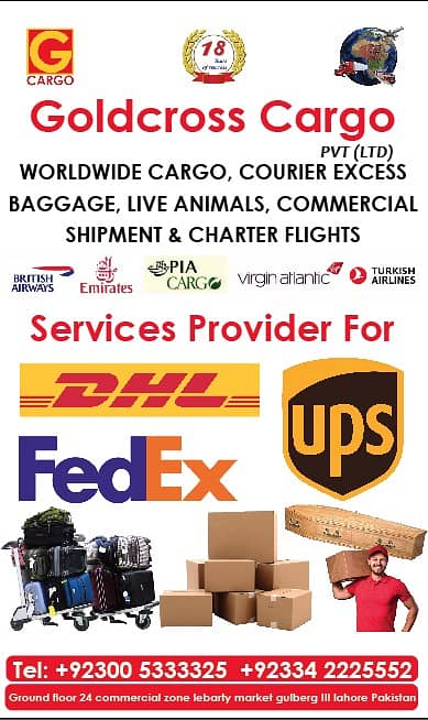 Worldwide Excees Baggage & International Cargo services Goods transpot 3