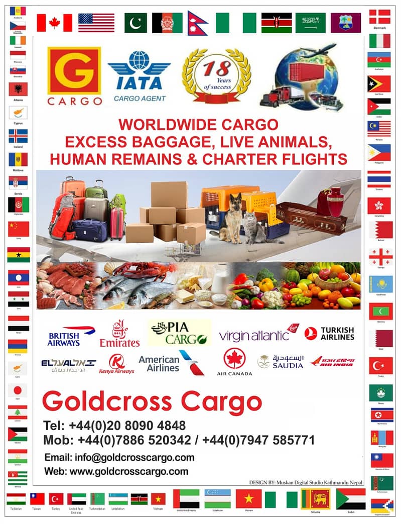 Worldwide Excees Baggage & International Cargo services Goods transpot 6
