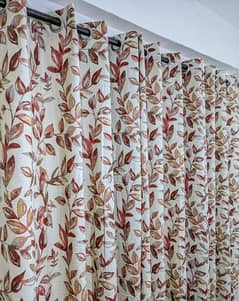Cotton Duck Printed Curtains