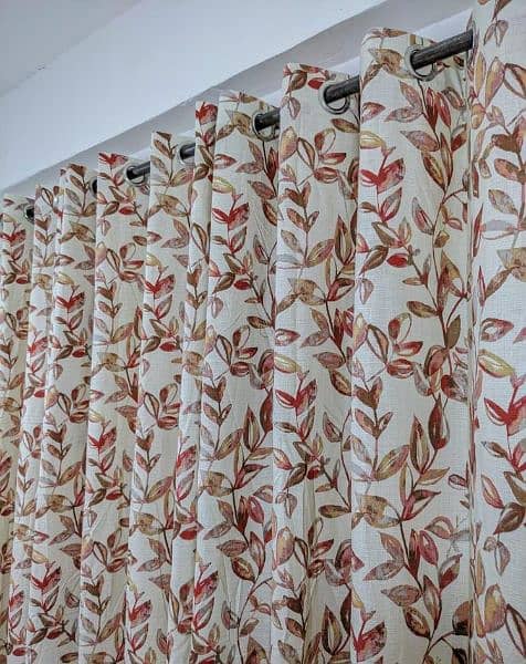 Cotton Duck Printed Curtains 1