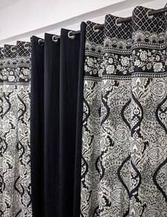 3pc Cotton Printed Curtains
