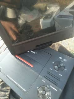 small tv , DVD player with battery
