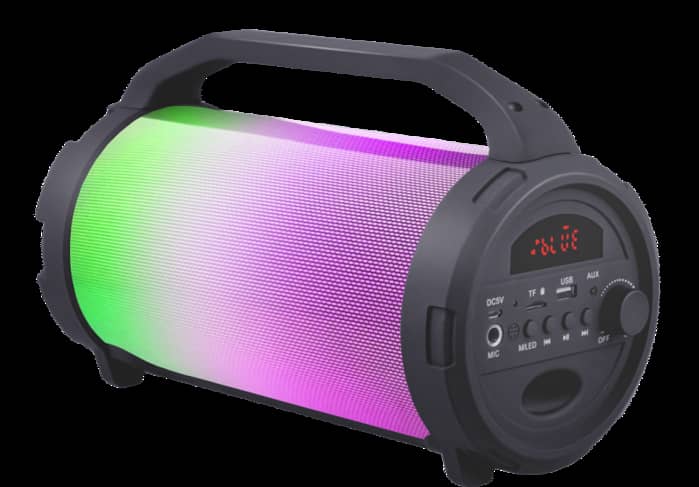 GTS-1248 "8" Speaker CLEAN & BIG SOUND With Wired Mic Colourful Lights 7