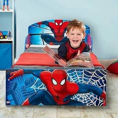 Kids Single Bed Boys Spiderman, Superman, Batman, Toys Story, iron ma