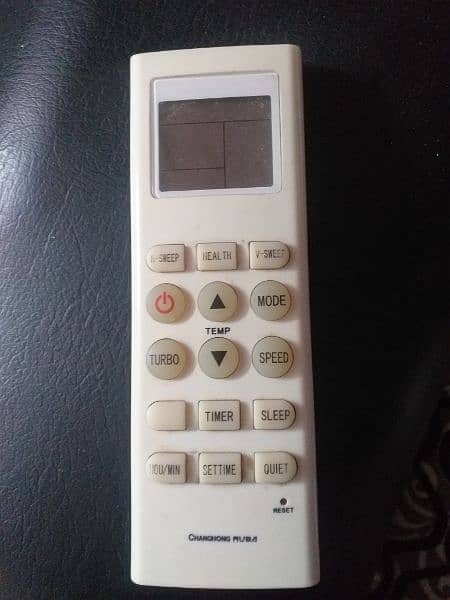 ORIGINAL REMOTE FOR CHANGONRUBA AC 0