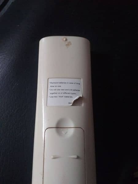 ORIGINAL REMOTE FOR CHANGONRUBA AC 3